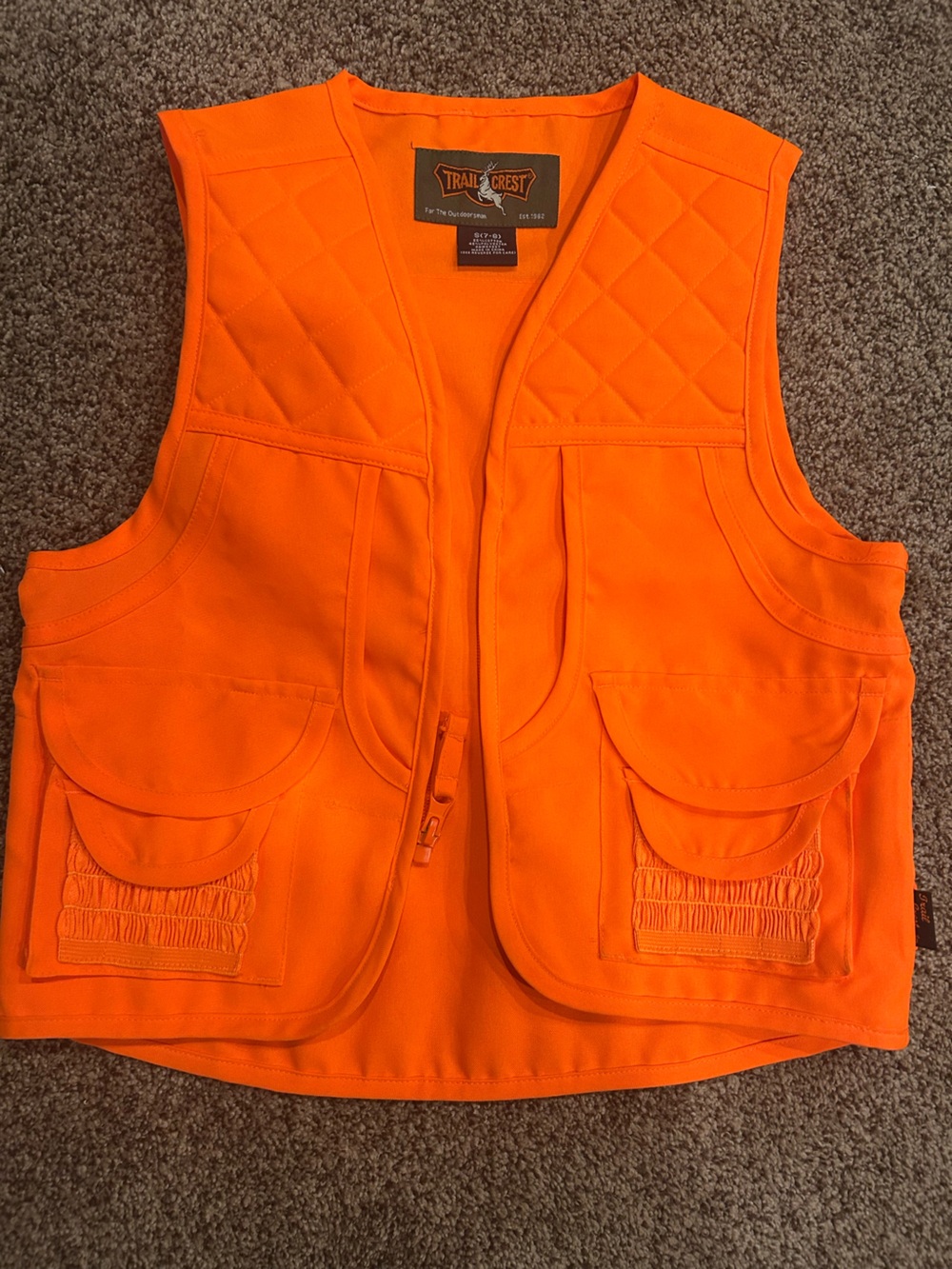 Kids Orange Safety Vest Jacket - Unbranded